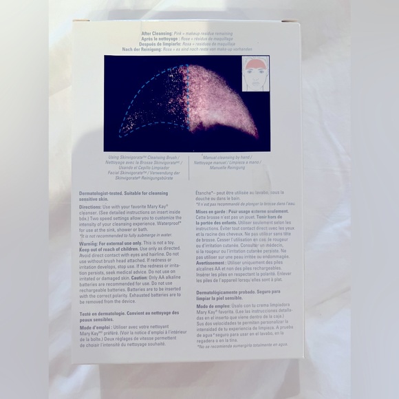 NWT Mary Kay skinvigorate cleansing brush with 2 extra heads - Picture 3 of 3